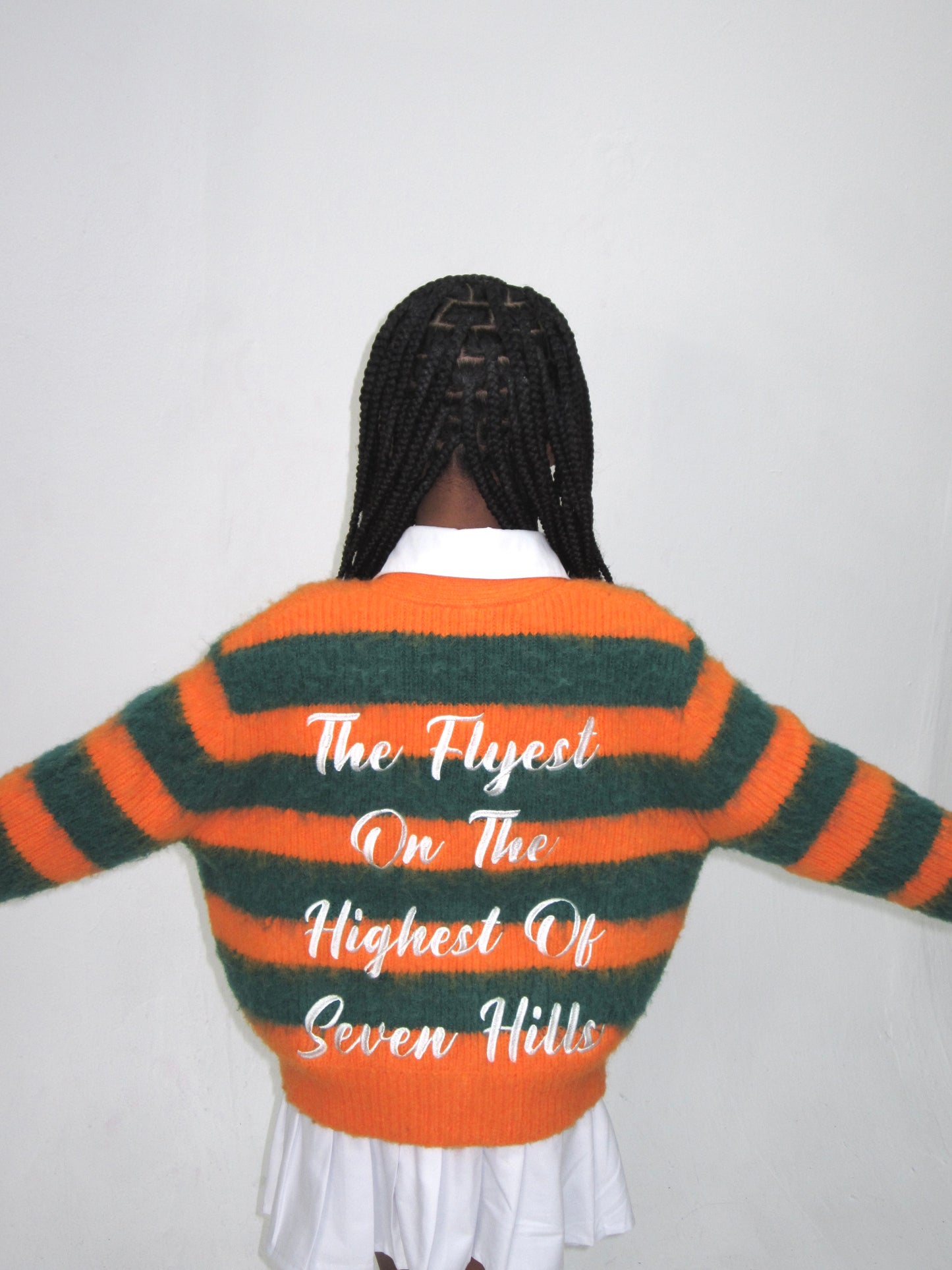 The Flyest Kids On The Highest Of Seven Hills Mohair Cardigan