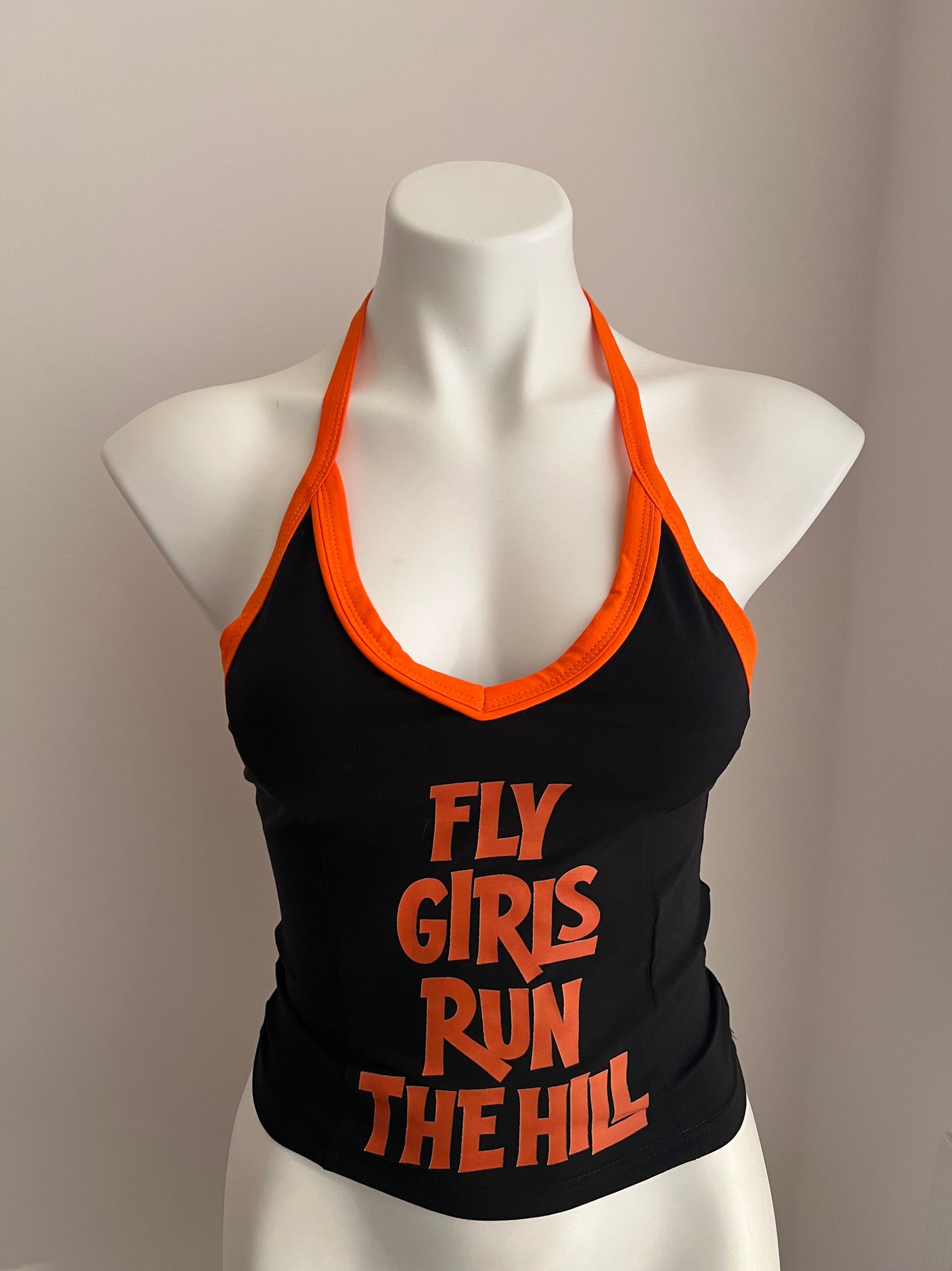 Fly Girls Run The Hill Halter Neck Tank Top (Solid Color Version)
