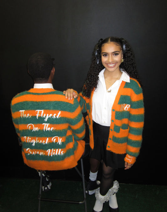 The Flyest On The Highest Of Seven Hills Mohair Cardigan