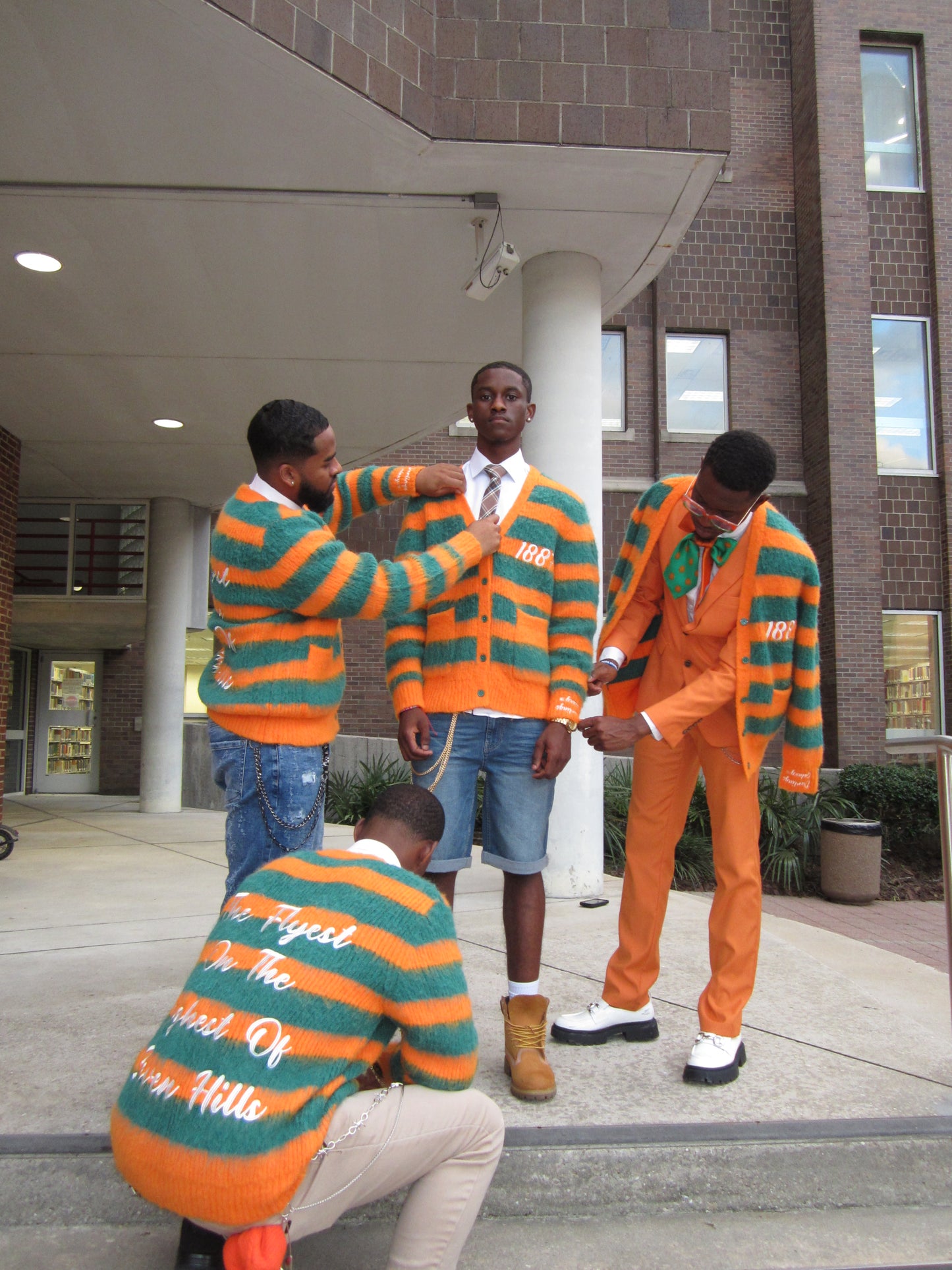 The Flyest On The Highest Of Seven Hills Mohair Cardigan